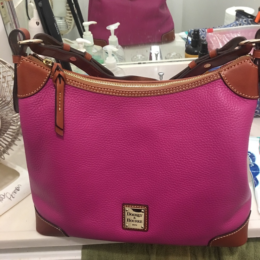 Dooney leather hobo